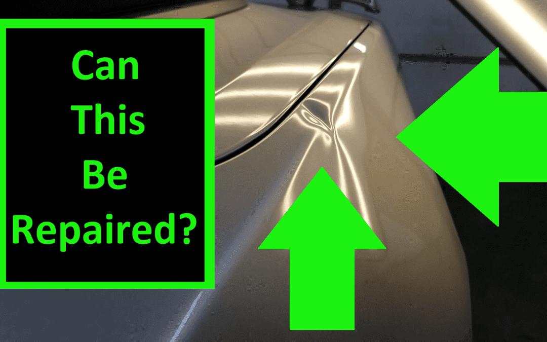 Can dents in body lines be fixed using Paintless Dent Repair?