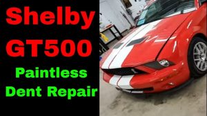 Ford Mustang Shelby GT 500 Paintless Dent Repair - Aluminum Dent Removal - Sioux Falls Dent Repair