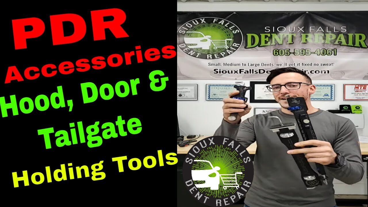 PDR accessories hood, door and tailgate holding tools - Paintless Dent Removal Accessories