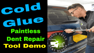 Paintless Dent Repair Cold Glue tool demo