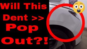 Will this dent pop out? Paintless dent removal - Sioux Falls Dent Repair