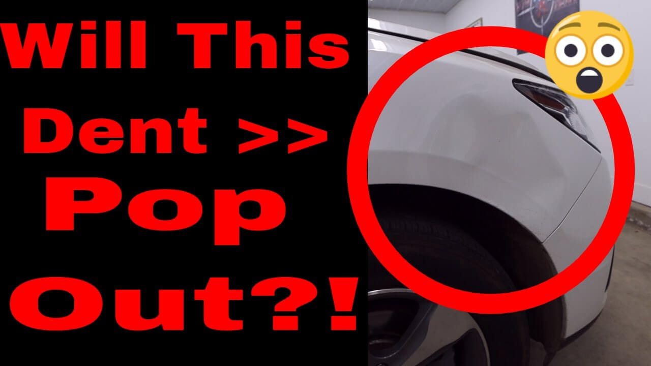 Will this dent pop out? Paintless dent removal - Sioux Falls Dent Repair