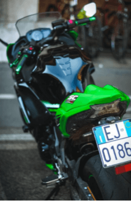 Kawasaki Motorcycle Tank Dent Repair with PDR
