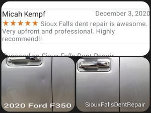Ford F350 Dent Repair Review