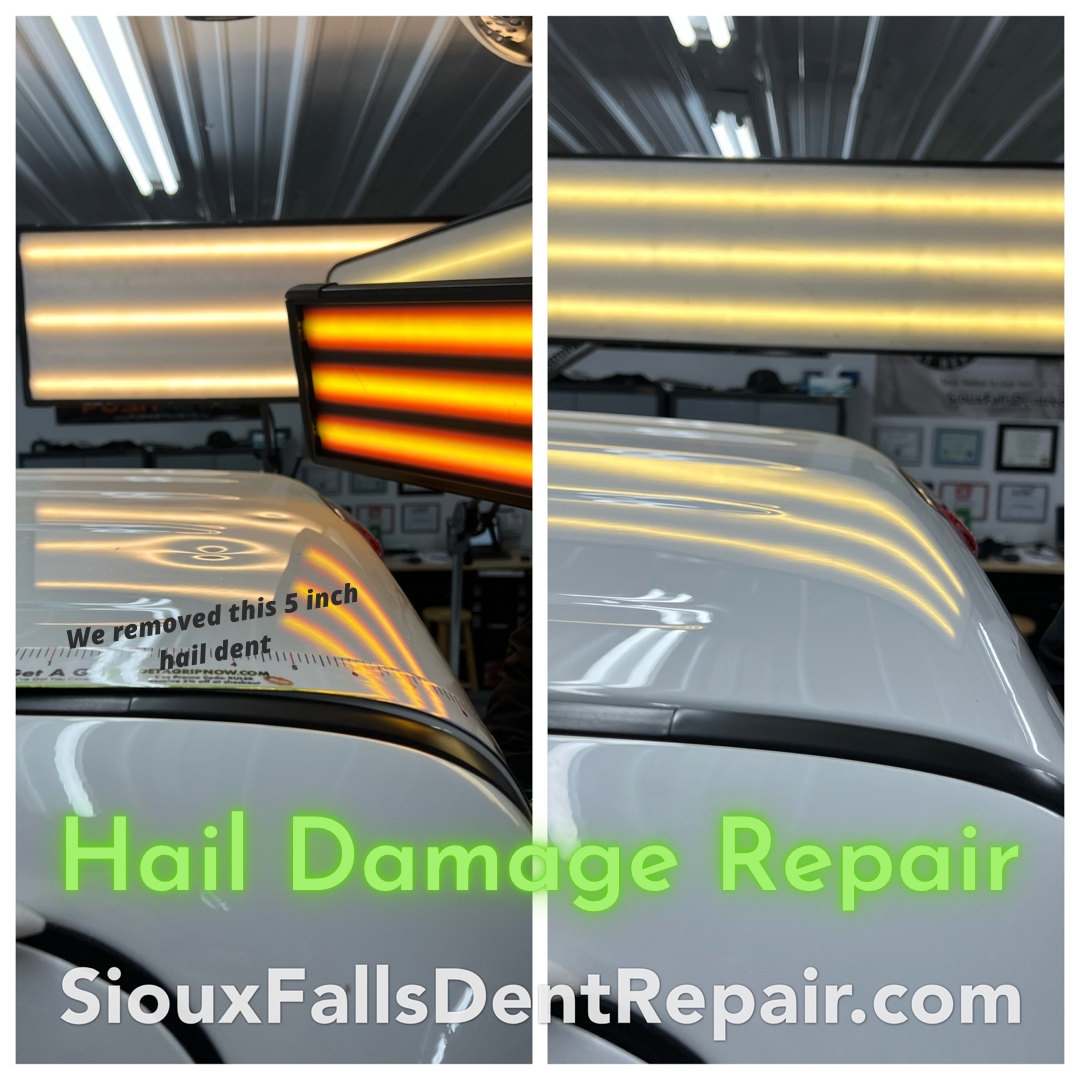 Auto Hail Dent Repair - GMC Sierra and Chevy Silverado